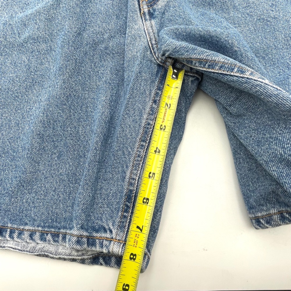 Tommy Hilfiger Jeans Mens Vintage Denim Shorts Size 36 Blue Y2K M-8550 Logo - Picture 3 of 13